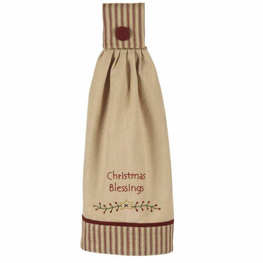 Christmas Blessings Tab Towel Set Of Two TTRE0026 - The Fox Decor